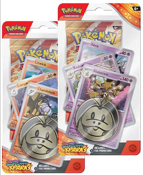 Pokemon Scarlet and Violet 8 Surging Sparks Checklane Blister