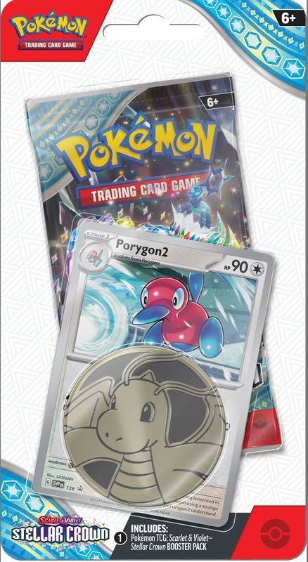 Pokemon Scarlet and Violet 7 Stellar Crown Checklane Blister
